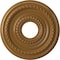 Ekena Millwork Cole PVC Medallion (Canopies up to 4 1/4"), 13"OD x 3 1/2"ID x 3/4"P, Metallic Vintage Gold CMP13CODVG - alternate 1
